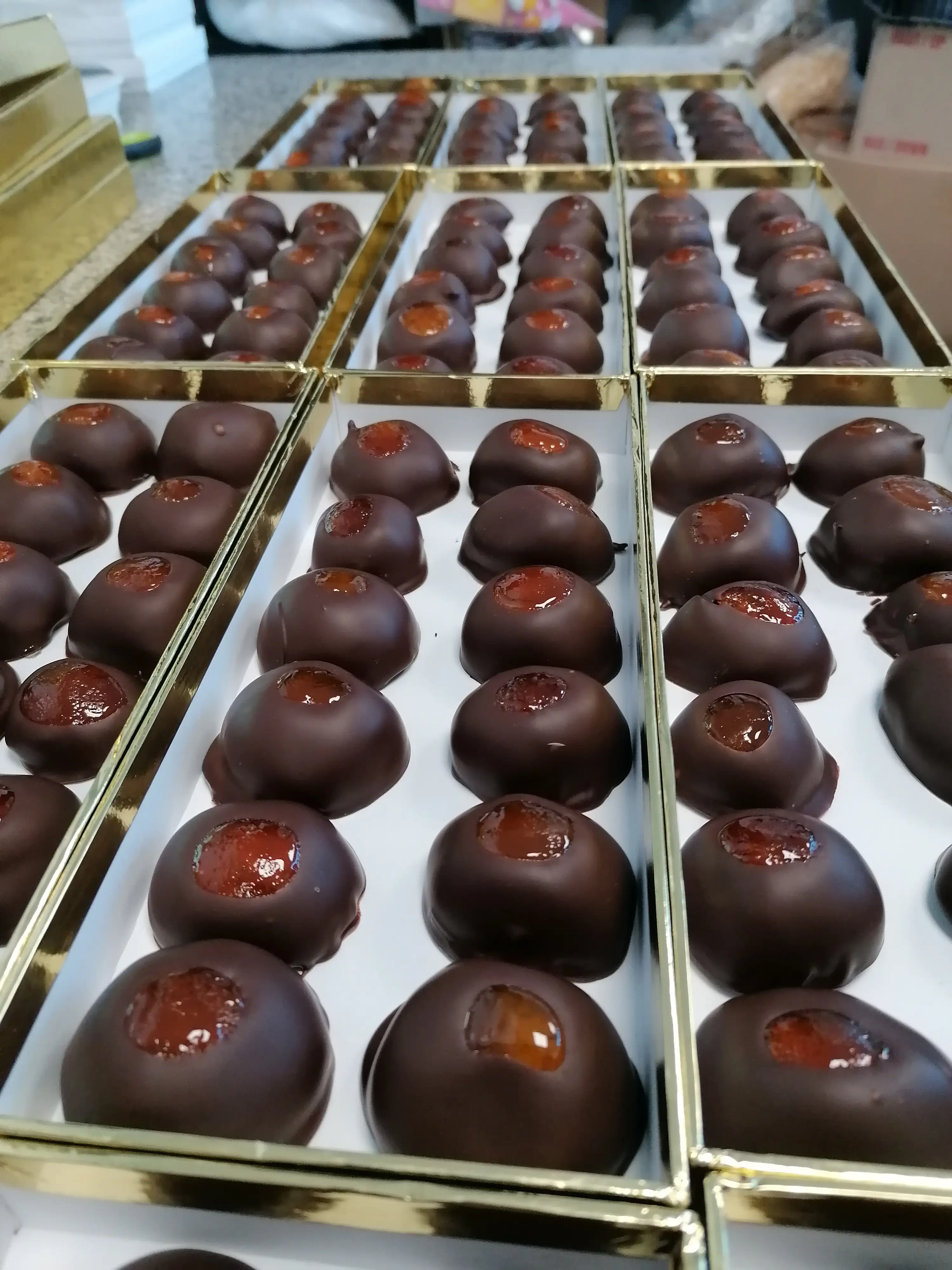 Clémentine enrobée de chocolat 